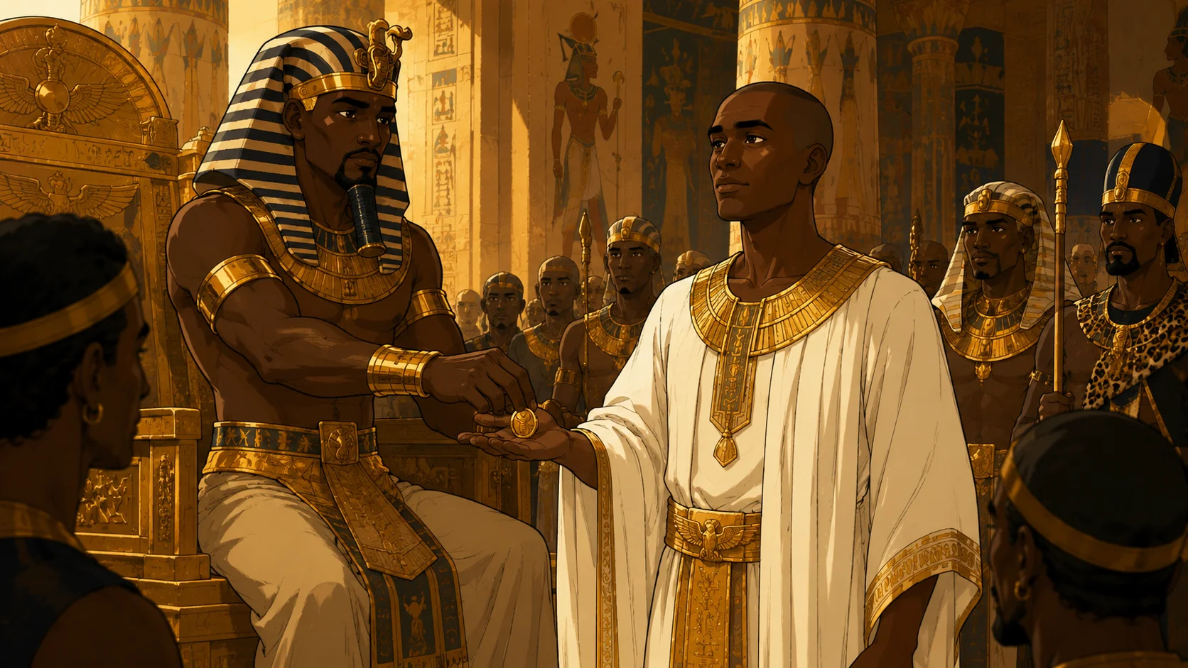 Joseph Elevated — The Ring, the Robe, the Chain